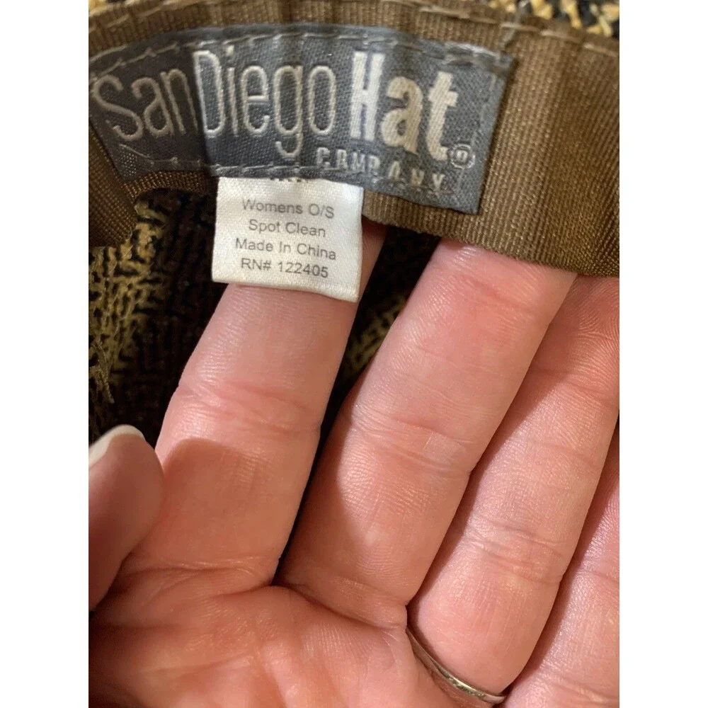 San Diego Hat Company  Women’s Wide Brim Sun Floppy Hat Brown Size O/S